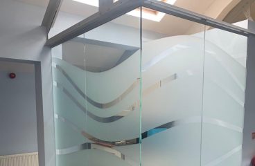 Office glass partitions by Bridgewater Glass