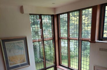 Secondary glazing in a house by Bridgewater Glass